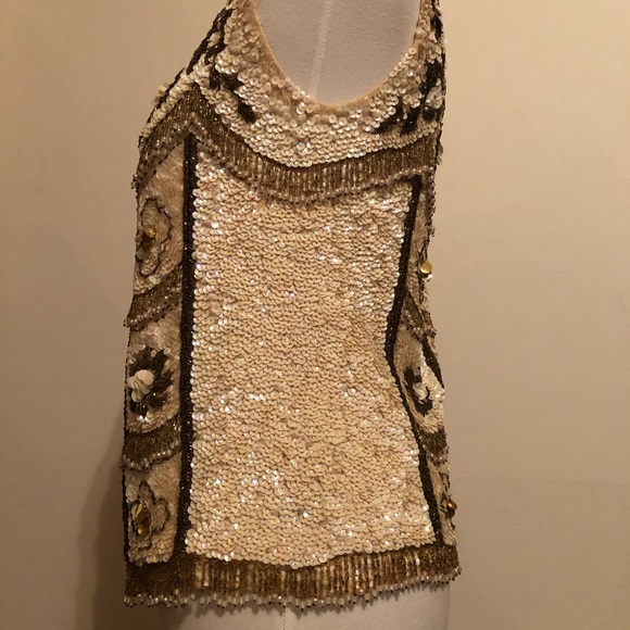 Rare Vintage 1960’s Thayer Intricately Beaded Top - Picture 7 of 16
